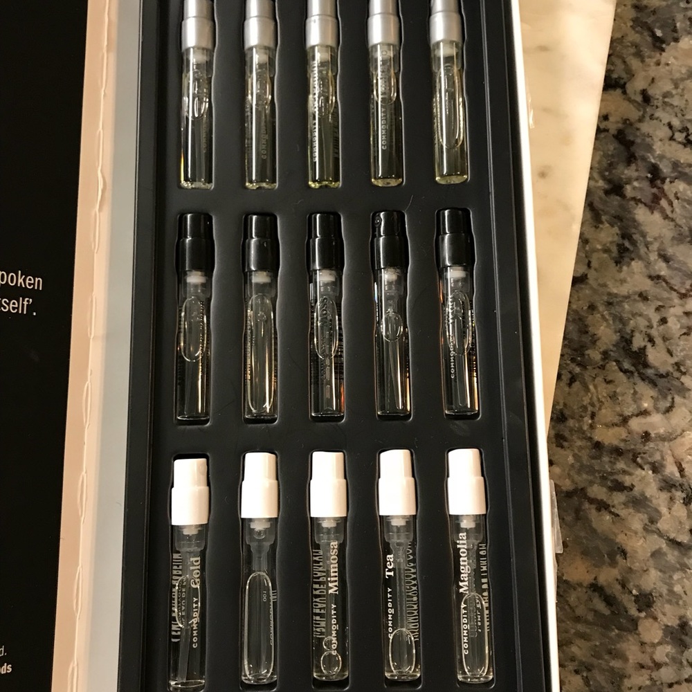 Storybook of trail perfumes by Commodity